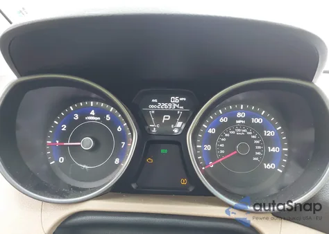 2012 Hyundai Elantra Gls из США, поврежденный, VIN 5NPDH4AE8CH077105